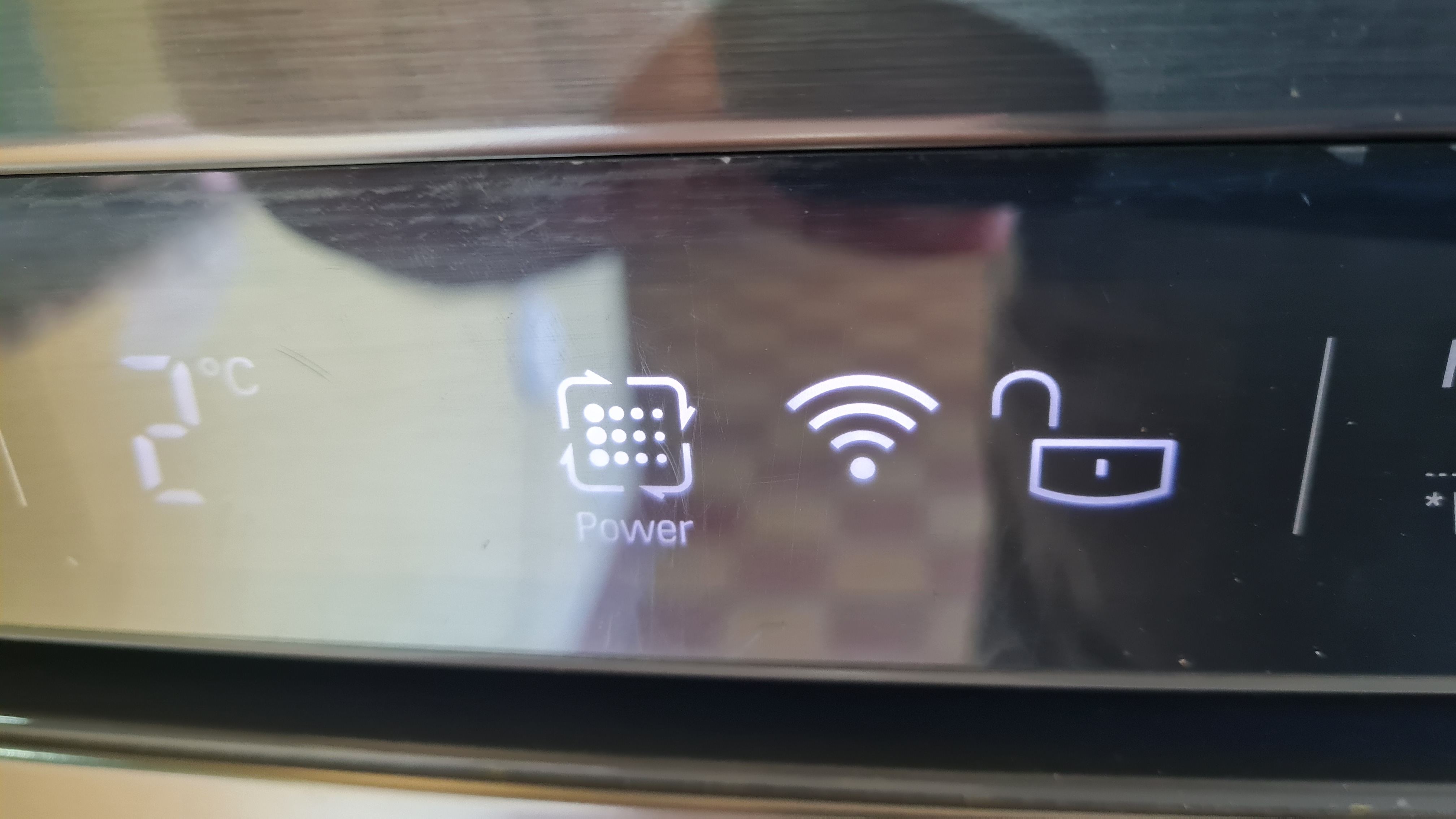 Heladera LG GC-A502HLHU - Panel de control