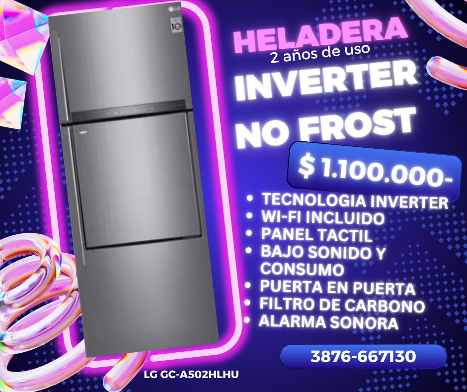 Heladera LG GC-A502HLHU en venta